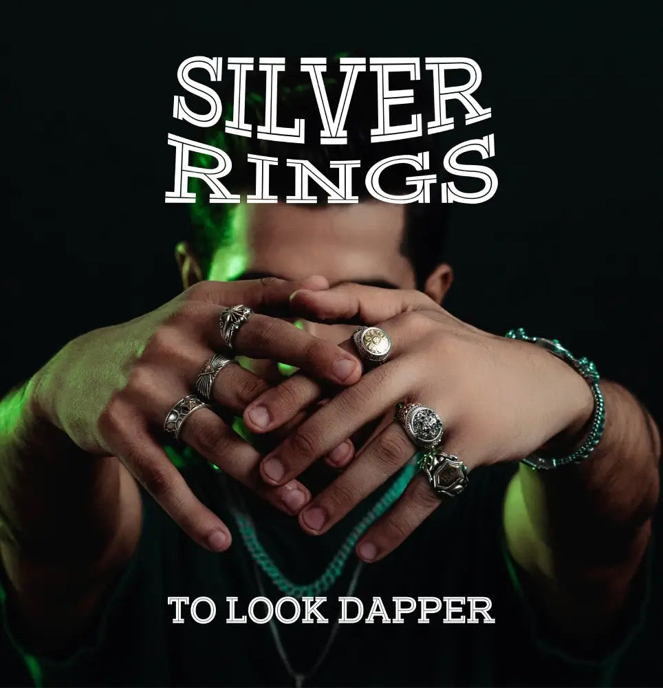 7 Ways to Look Good Wearing Silver Rings