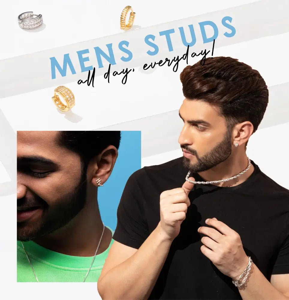 Stud Earrings for Men for Every Occasion