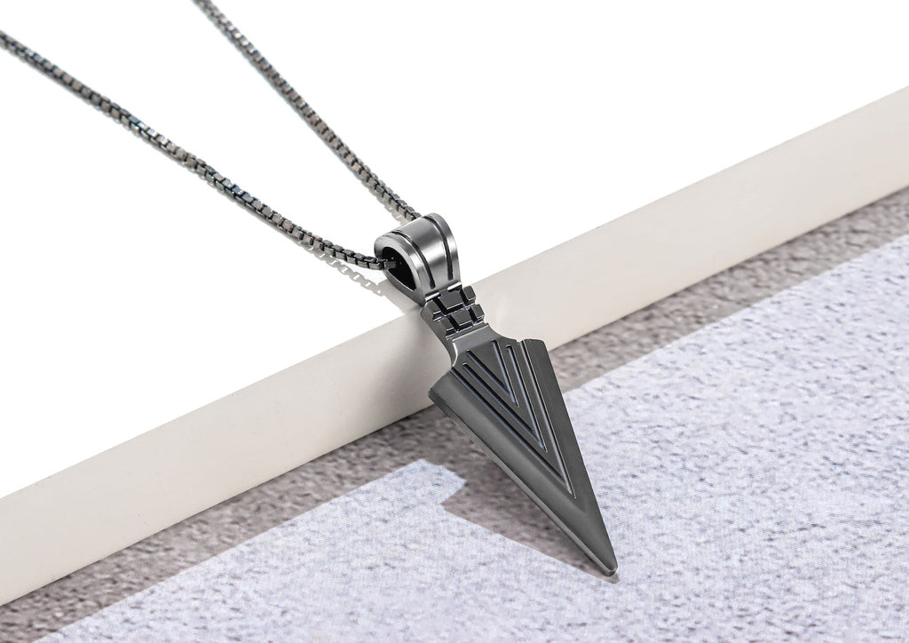 Arrowhead Oxidised Pendant For Men By Orionz Jewels