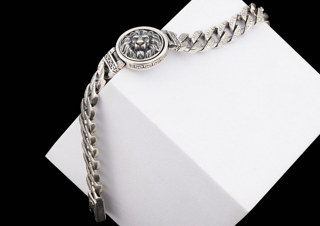 Buy Giva Sterling Silver Double Link Bracelet For Men For Women(One Size)  Online