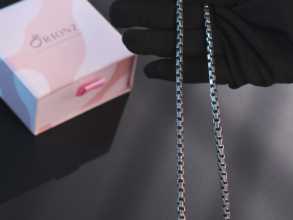 Classic Box Link Chain For Gents By Orionz Jewels