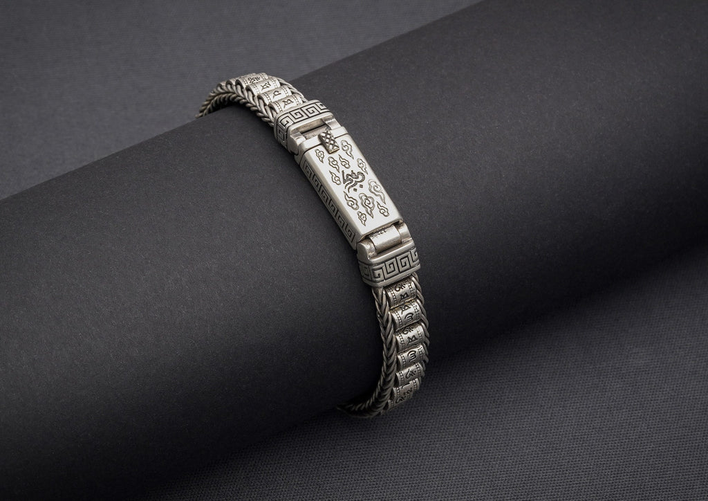 Mens Hardcore Metal Links Bracelet, 7.5 Inches in Sterling Silver – Sziro  Jewelry